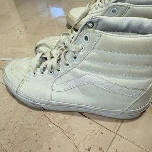 Vans High-Top White Sneakers